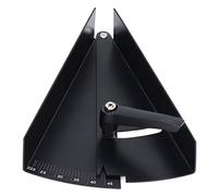 Fixation à angle variable, fixateur de pince d'angle pour le travail du bois avec échelle claire et vis réglable, rapporteur en fer haute dureté pour une lecture précise, finition (Rapporteur 45°)