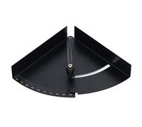 Fixation à angle variable, fixateur de pince d'angle pour le travail du bois, construction en fer haute dureté avec vis réglable, finition peinture noire pour une lecture précise, (Rapporteur 90°)