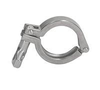 Fixation à broche unique en acier inoxydable à triple pince avec écrou à oreilles pour un raccordement sécurisé du tuyau de tuyau Construction robuste et durable Matériau en acier (19)