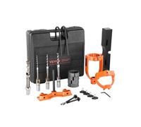 Fixation à Mortaiser Pour Perceuse Colonne Avec 5 Bagues 4 Forets Pour Travail Bois