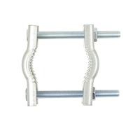 collier hauban - 2 machoires + vis - zinc blanc - erard 800808