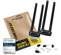 Fixation antivol de cadre - Support de serrure universel - Adaptateur de vélo - Bandes de montage flexibles - Kit de fixation