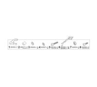 Fixation arriere du top Case SHAD Qjmotor SRK125S 2023-2025