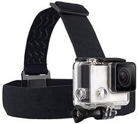 Fixation Bandeau De Tete Compatible Avec Gopro Hero 13 12 11 10 9 8 Akaso Gookam Wolfang Apexcam Dji Osmo Caméra D'Action, Head Strap Fixation Frontale Harnais Fixation Sup[Camera2027]