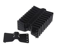 Fixation brise vue occultant, Pare-soleil Net Clip papillon Type serre Film Clip Agriculture outils Anti-grêle Net Crochet oeillet instantané Serre d'outils de jardin pour Brise Vue Retractable (50)