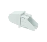 Fixation charnière de couvercle gauche - BOSCH - 00614468 - Compatible avec plusieurs modèles - Blanc