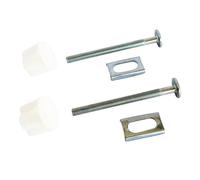 Fixation d'abattant WC 2 plaques 2 écrous 75mm | Fixez solidement votre WC ou abattant grâce à ce kit complet, facile à installer et conçu pour une tenue durable.