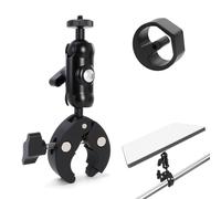 Fixation de Barre de Toit pour Camping-Car pour Starlink Mini, Support Échelle Réglable 360° Double Axe, Compatible avec les Tuyaux des Versions 2024 & 2025