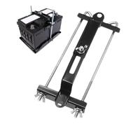 Fixation de batterie de voiture - Barre de verrouillage en acier renforcé, pièces de montage électriques, cadre de sécurité robuste pour cellules d'énergie - Encombrement minimal - Mise à niveau de