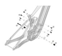 Fixation de biellette Lapierre Gen5 FS AL Blanc