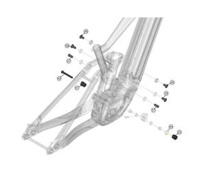 Fixation de biellette Lapierre Gen5 FS AL Blanc