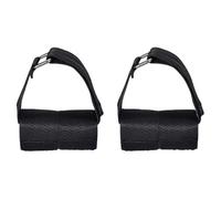 Fixation de chaussures d'haltère, sangle de cheville, 2 supports de poids de levage de jambes réglables, fixation de charge de jambe, kit de pinces de cheville résistantes à l'usure pour fléchisseurs
