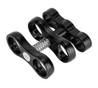 Fixation de Clip de Boule de Papillon en Alliage d'aluminium Lumières de plongée Fixation d'adaptateur de Pince à 360 degrés Rotatif pour