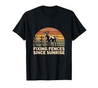 Fixation de clôtures Depuis Le Lever du Soleil | Goat Ranch T-Shirt
