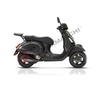 Shad Piaggio Vespa Gts Super 125/300 Top Case Rear Fitting Noir