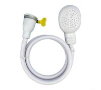 Fixation de douche pour robinets de baignoire DN15 - Tuyau en caoutchouc - Longueur réglable - Léger - Portable - Pour le bain des animaux de compagnie, l'arrosage des plantes - Nettoyage de petits