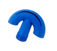 Fixation de fontaine cascade pour sortie de piscine, tête incurvée filetée pour arrière-cour, piscine, décoration d'eau, rideau d'eau, sortie de fontaine, tête de piscine, buse décorative pour
