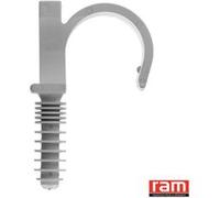 Fixation de gaines et tubes ING FIXATION Fix-ring - Ø 22 mm - Boîte de 100 - A300300 Gris G