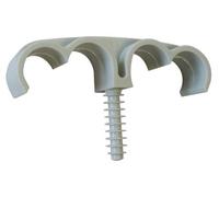 Fixation de gaines et tubes ING FIXATION Fix-ring Quadruple - Ø 25 mm - Boîte de 50 - A302600