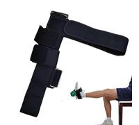 Fixation de jambe d'haltérophilie - 1 bande élastique pour un entraînement des tibias, des genoux, des hanches, des mollets et des tibiaux | Accessoire de fitness polyvalent pour soutenir les