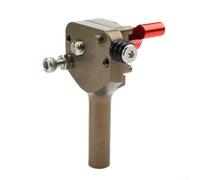 Fixation de machine à boucler avec crochet sans nœud pour crochet double sous-ligne, y compris pince fixe multipoint, corps en alliage d'aluminium et douille M8 (pince droite)