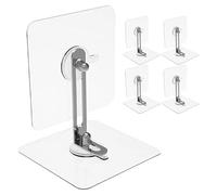 Fixation de meubles, Ancrages de meubles argent 7x7x7cm 5 jeux