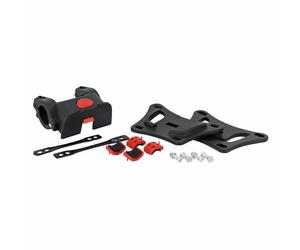 Fixation de panier avant clips (clic sécurite) pour panier Newton 25,4-31,8 ref 5171-5174-36692-36693 Noir