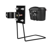 Fixation de panier en métal - Ensemble de supports | Support de cadre en fer - Kit de fixation Panier pré-assemblé pour banlieue de vélo électrique pliable sur route