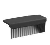 Fixation de peigne à fer plat - style de peigne lisseur professionnel, clip sur la chaleur résistante aux cheveux raides, compatible avec la plupart des fers plats, un outil de lissage des cheveux, 1,