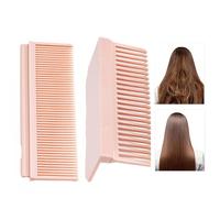 Fixation de peigne à lisser les cheveux | Barber Hair Peigl pour lisser - Split Design Hair Sdrezing Tool paresseux pour les voyages, le salon de beauté, la maison et le dortoir clip-onn Flat Fer Peig
