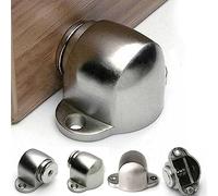 Fixation de plancher de blocage de porte en Satin de saisie d'arrêt d'entrée magnétisée en acier inoxydable, fixation de plancher de blocage de porte en Satin