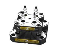 Fixation de plaque à changement rapide, 4 à 5 axes, Point zéro, peut être associée à un étau à centrage automatique, support de mandrin à trois mâchoires, 1 pièce(AXIS5-DJ-D52E)
