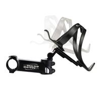Fixation de porte bidon avec bouchon potence anodise P2R Ahead-Set Noir