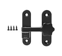 Fixation de porte polyvalente en alliage de zinc robuste - Construction renforcée - Style moderne - Accessoire pour plusieurs scènes - Renforcement de porte de salle de bain