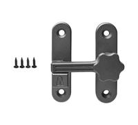 Fixation de porte polyvalente en alliage de zinc robuste - Construction renforcée - Style moderne - Accessoire pour plusieurs scènes - Renforcement de porte de salle de bain