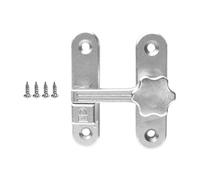 Fixation de porte polyvalente en alliage de zinc robuste - Construction renforcée - Style moderne - Accessoire pour plusieurs scènes - Renforcement de porte de salle de bain