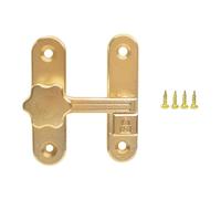 Fixation de porte polyvalente en alliage de zinc robuste - Construction renforcée - Style moderne - Accessoire pour plusieurs scènes - Renforcement de porte de salle de bain