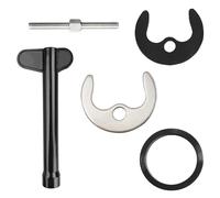 Fixation De Rechange Robinet De Kit,Remplacement Mitigeur Lavabo Fixation,Fixation En Fer À Cheval Écrou,Montage Monotrou Robinet Avec Vis，Supports De Fixation Évier,Avec Clé,Kiuiom pour La Cuisine