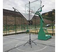 Fixation de retour de basket-ball portable avec rotation à 180° pour entraînement des jeunes et des adultes dans la salle de gym, la maison, ou la cour