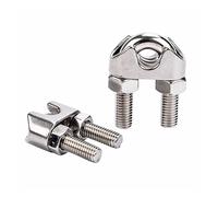 Fixation de selle à boulon U, Clips for câbles métalliques en acier inoxydable 304, argent, plusieurs tailles(M3)