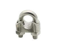 Fixation de selle à boulon U, Colliers de serrage for câbles métalliques, en acier inoxydable 304, Type U, argent M2-M32(M4 (2PCS))