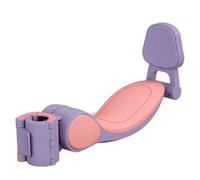 Fixation de siège de scooter pour enfants - Siège pour scooter, installation facile et verrouillage sécurisé, sièges larges pliables avec dossier, conduite confortable, s'adapte à la plupart, viole