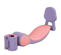 Fixation de siège de scooter pour enfants - Siège pour scooter, installation facile et verrouillage sécurisé, sièges larges pliables avec dossier, conduite confortable, s'adapte à la plupart, violet