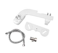 Fixation de siège de toilette de bidet, fixation de bidet non électrique avec matériau ABS, pulvérisateur d'eau ultra fin pour lavage postérieur féminin, nettoyage facile et design à détachement