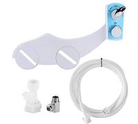 Fixation de siège de toilette pour bidet non électrique, eau chaude et froide, température réglable, double buse, autonettoyante, installation facile pour salle de bain, maison,