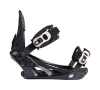Fixation De Snowboard K2 You+h Black Garçon Noir 2024 taille M