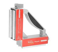 Fixation de soudage magnétique à double commutateur, angle de 90 degrés, support de gabarit de soudage à aimant puissant avec base en V, pour la fixation des pièces en acier dans