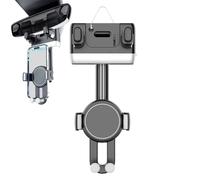 Fixation de Téléphone pour Rétroviseur Auto,Support Smartphone Pour Véhicule Avec Rotation 360° - Fixation Téléphone Auto,Pour Conducteurs Livreurs Voyageurs Navigation Trajets Route Autoroute