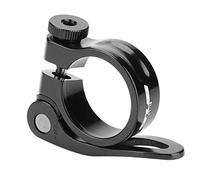 Fixation de Tige de Selle Vélo, CX-18 Pince de Tige de Selle en Alliage d'Aluminium 31.8mm Relâchement Rapide de Vélo de Route Collier de Tige de Selle de Vélo(Noir)