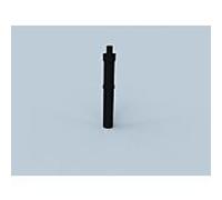 Fixation de toit Bertrams Polyline LAS 41DAK1000-80S DN 80/125, noir, 1000 mm au-dessus du toit